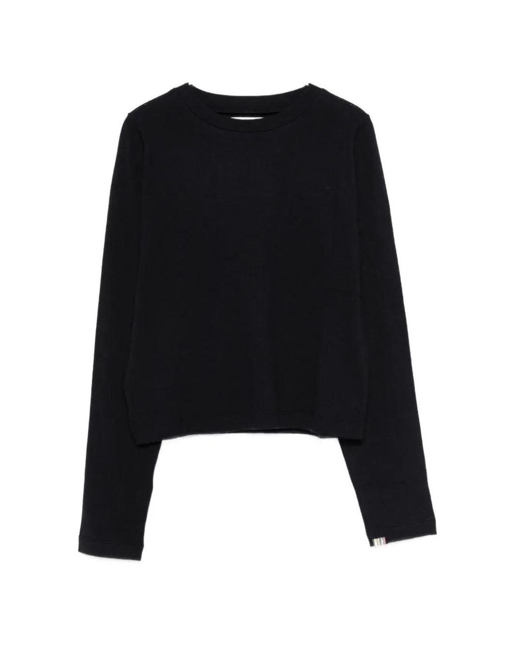 Extreme Cashmere Black Lisa Long-Sleeve T-Shirt