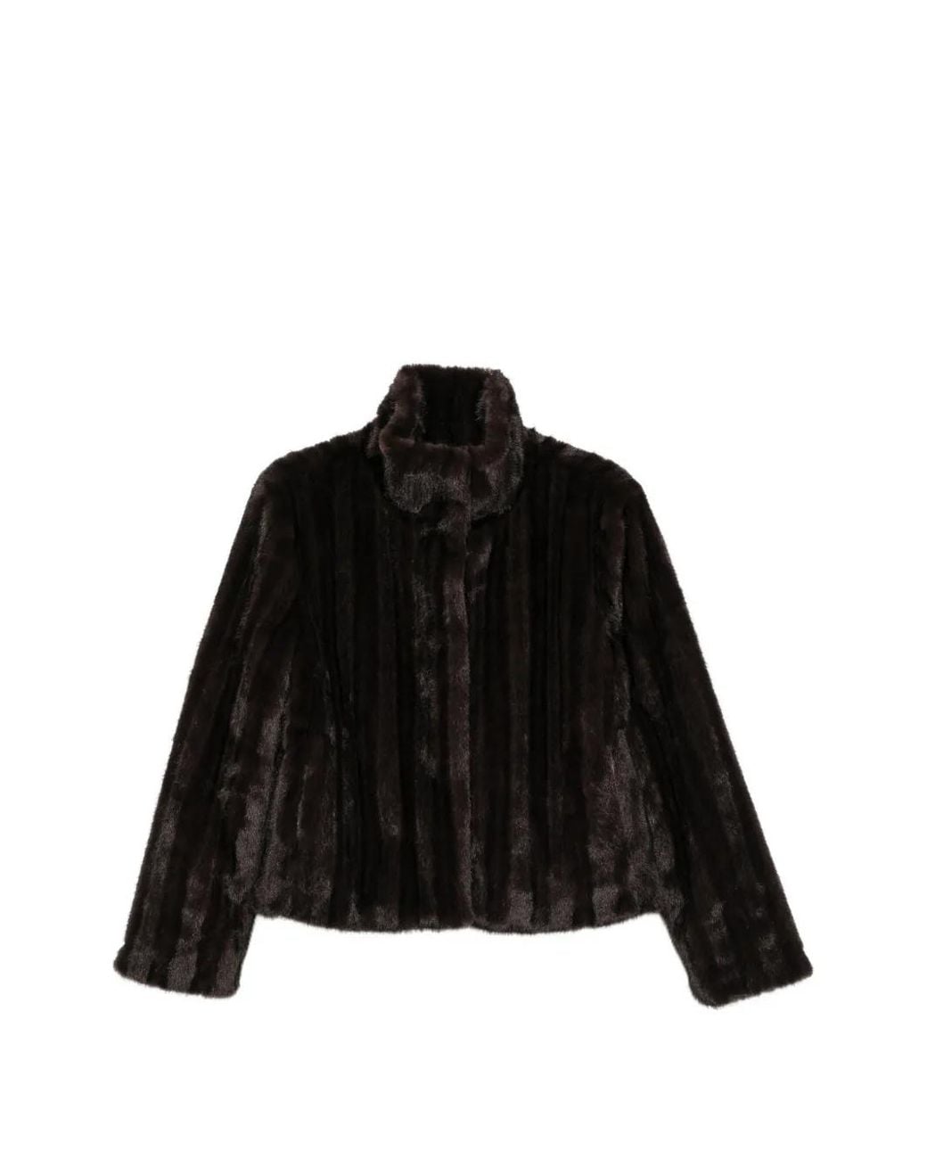 Jonathan Simkhai Black Sudie Faux-Fur Jacket