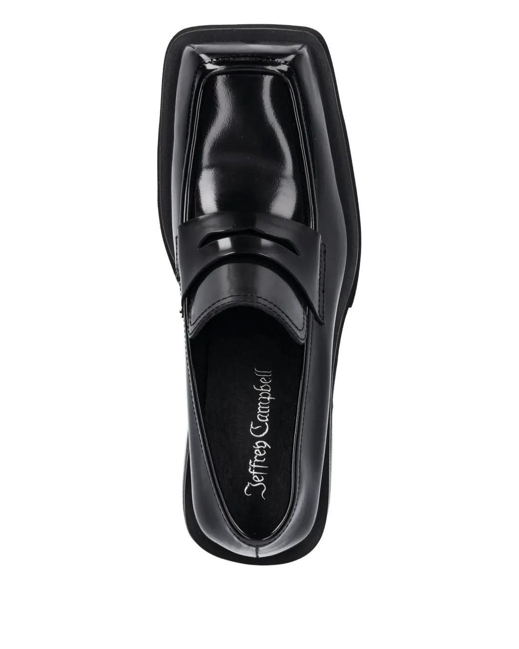 Jeffrey Campbell Black Square-Toe Pumps