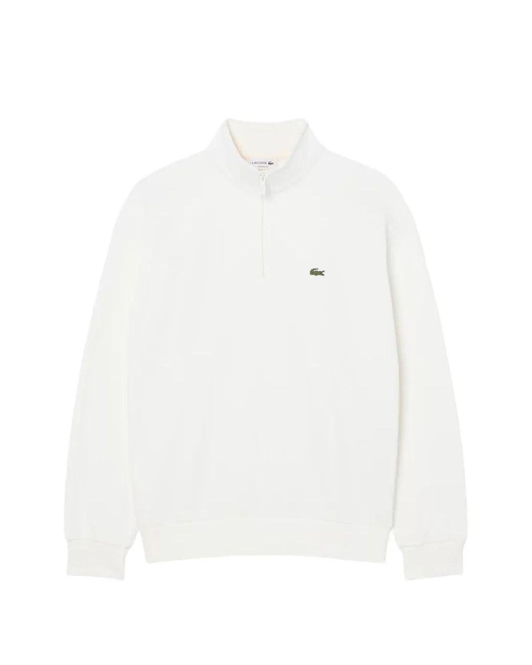 Lacoste Sweater Met Logopatch in het White voor heren