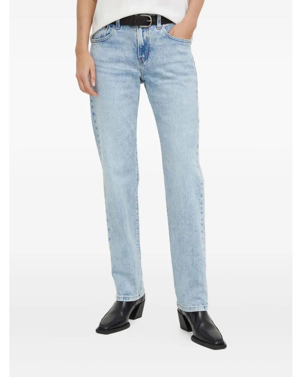 Vaqueros Middy Con Botones Levi's de color Blue