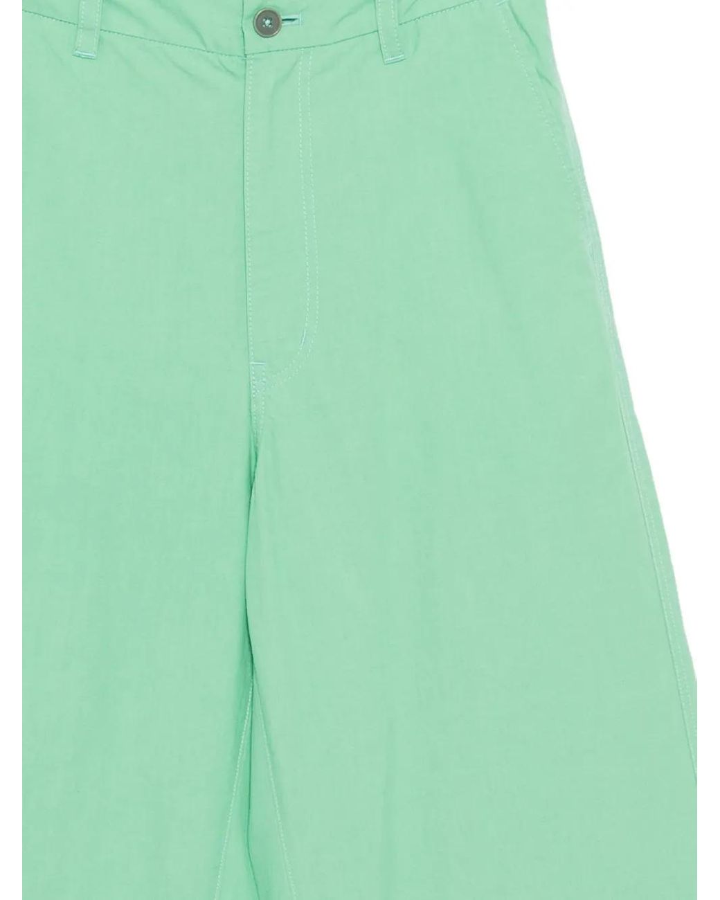 Facetasm Green Baggy Trousers for men
