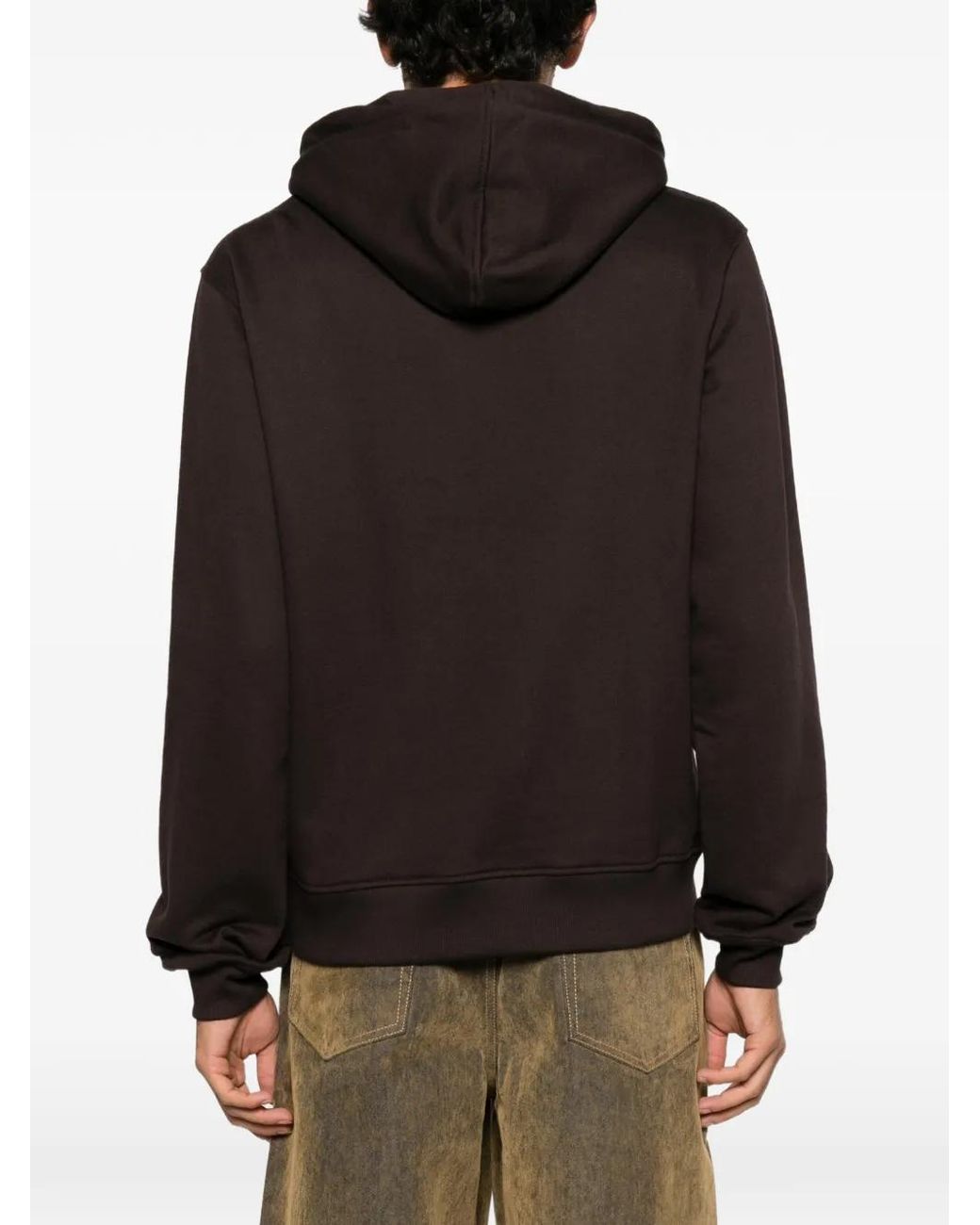 Daily Paper Brown Graphic-Print Hoodie for men