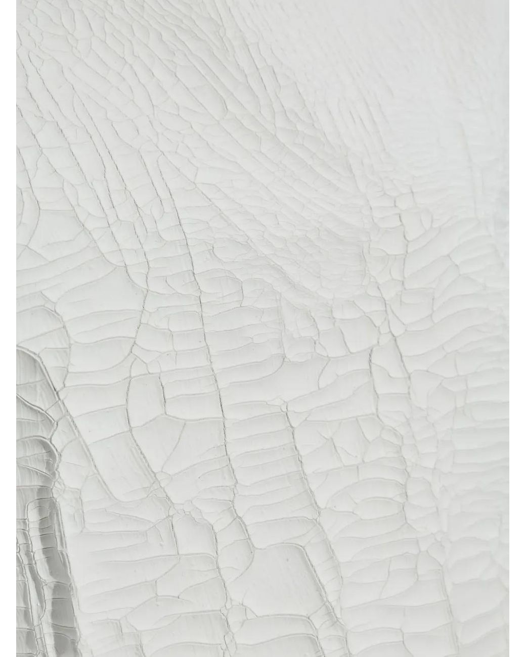 Fabiana Filippi White Cracked-Effect T-Shirt