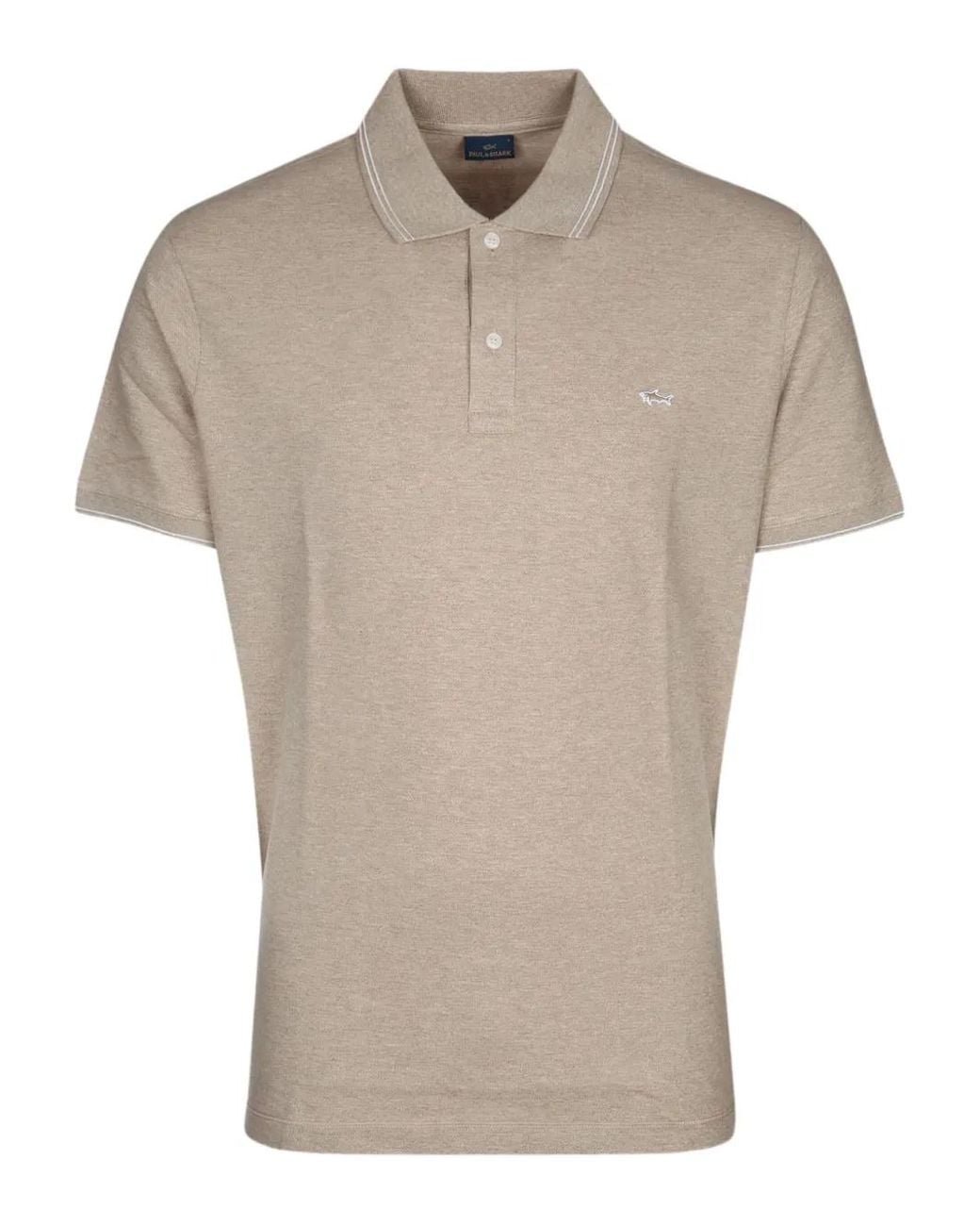 Paul & Shark Natural Tipped-Collar Polo Shirt for men