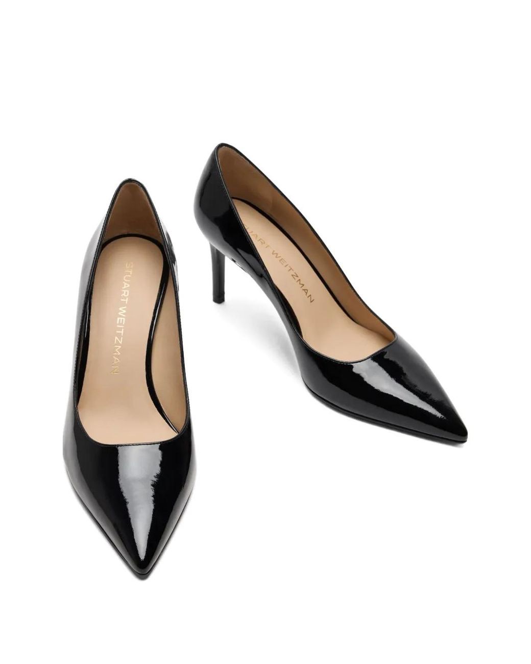 Stuart Weitzman Black Silk Nylon Fabric
