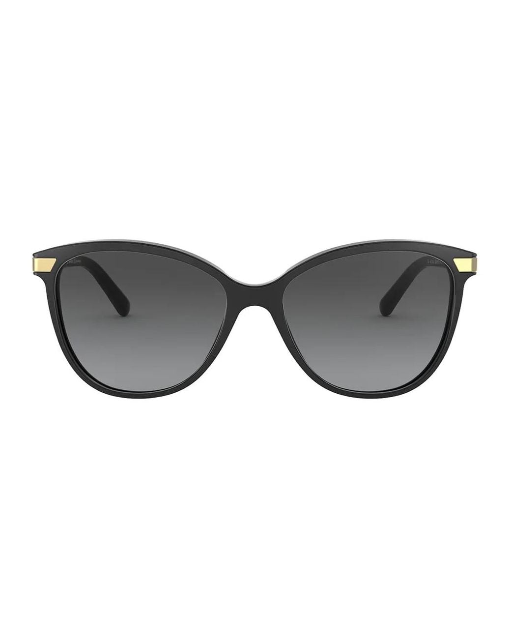 Burberry Gray Round-Frame Sunglasses
