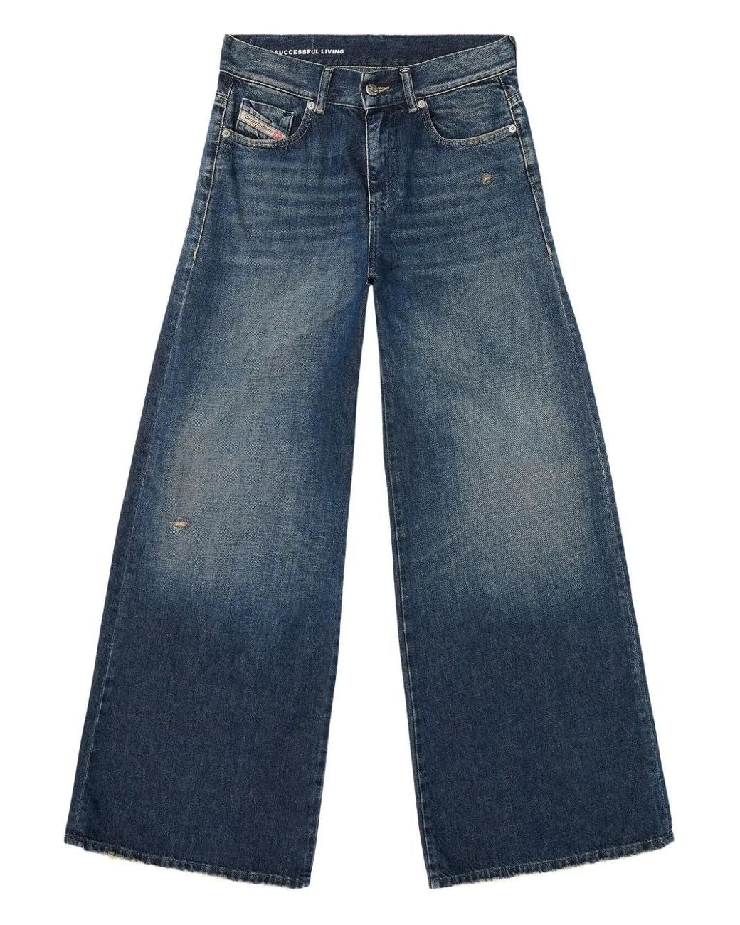 DIESEL Blue Flare Jeans Regular Waist 1978 D-Akemi