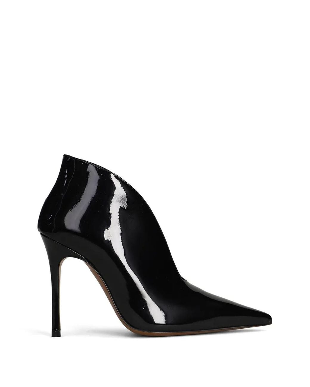 Roberto Festa Black Adele Patent-Finish Ankle Boots