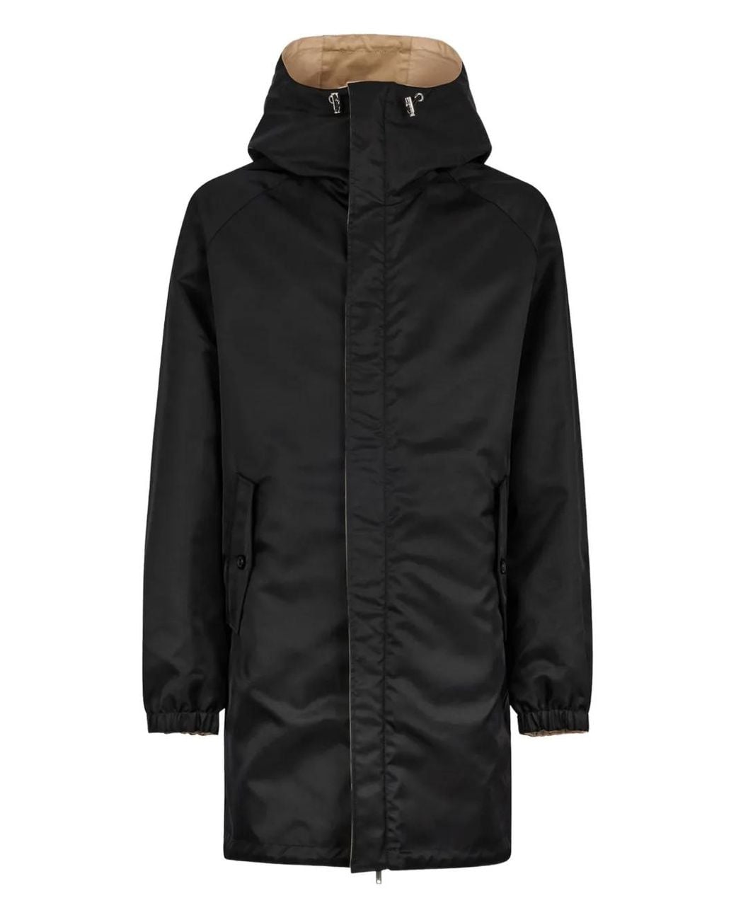 DSquared² Black Reversible Parka for men