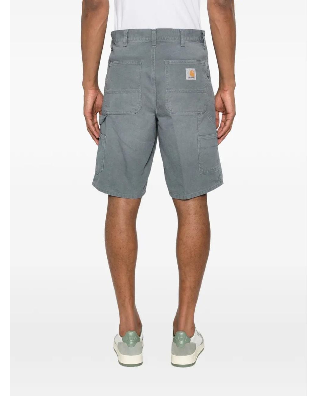 Carhartt Blue Relaxed Cotton Shorts for men