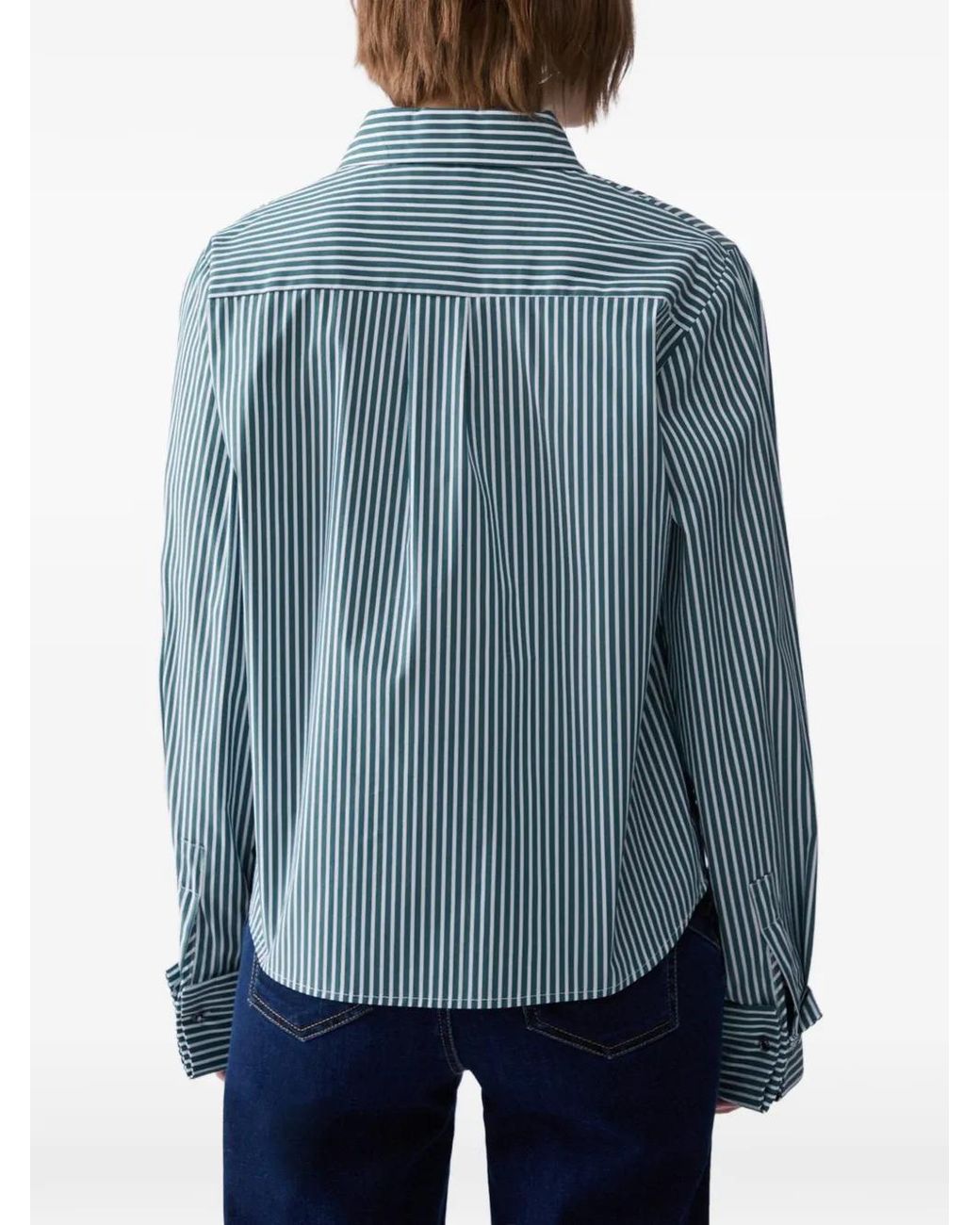 Liu Jo Blue Striped Shirt