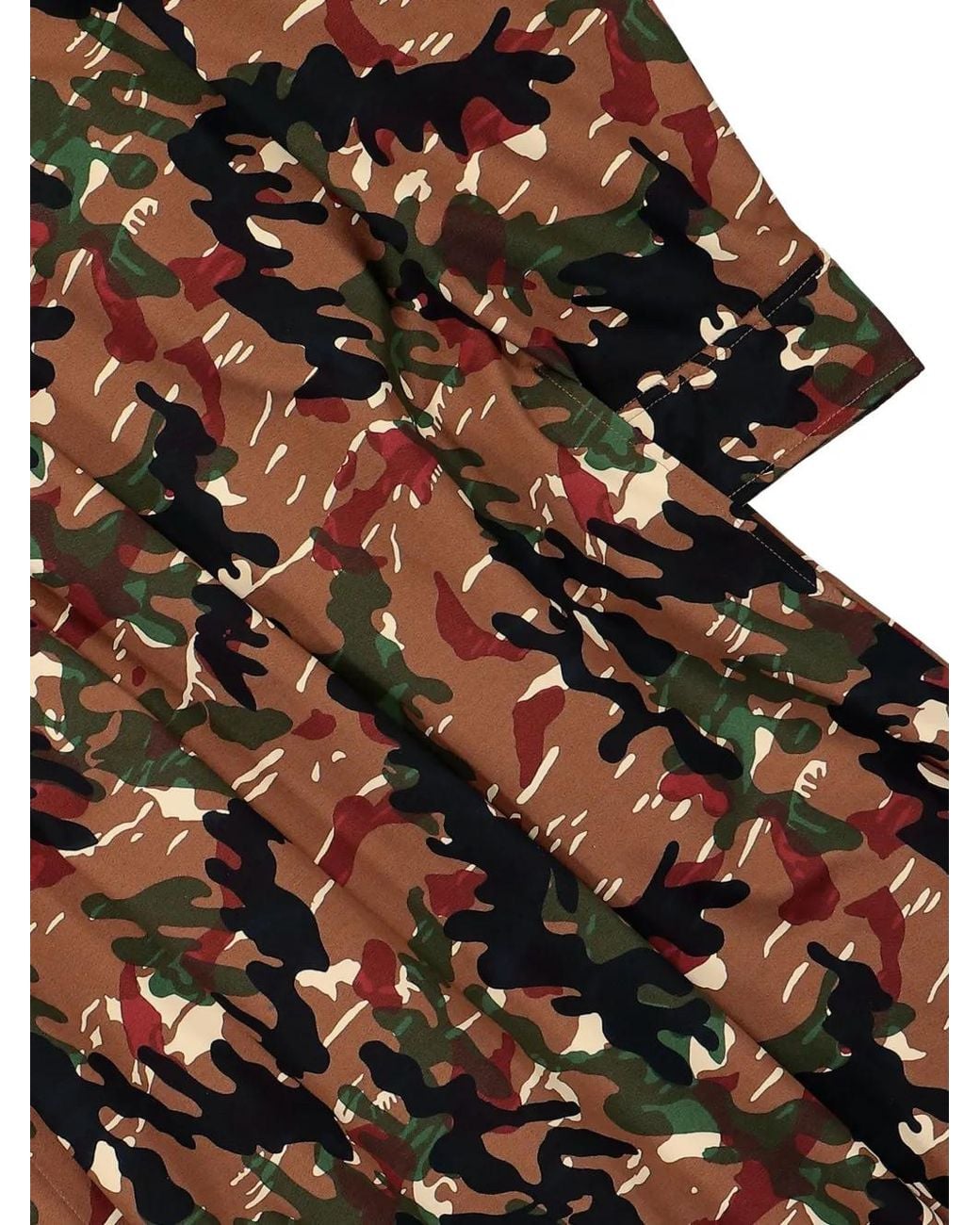 Walter Van Beirendonck Brown Painter Camouflage Pockets Coat for men