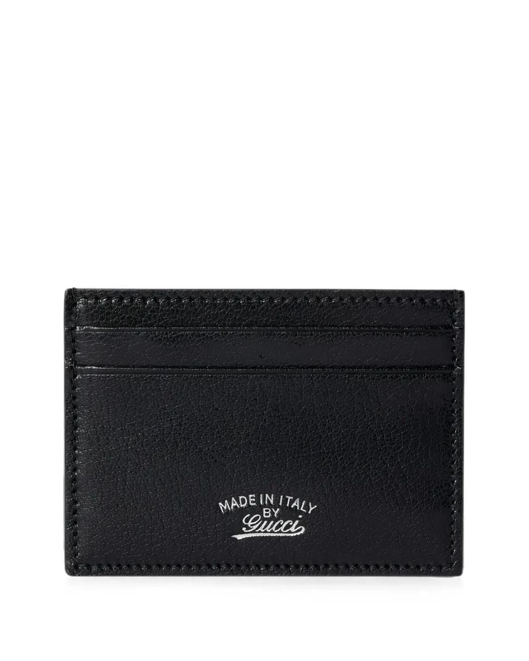 Gucci Black Lira Card Case for men