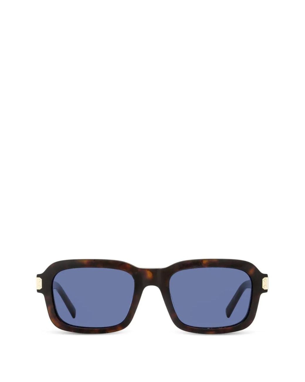 MCM Blue Lunettes De Soleil À Monture Rectangulaire