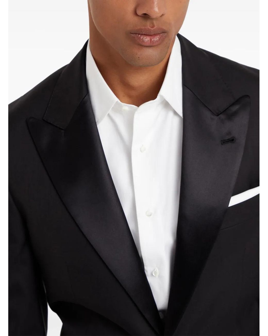 Brunello Cucinelli Black Wool-silk 2-piece Tuxedo for men