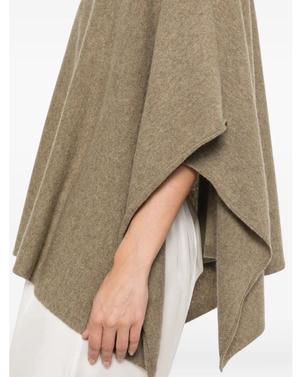 Not Shy Natural Pamina Cashmere Poncho