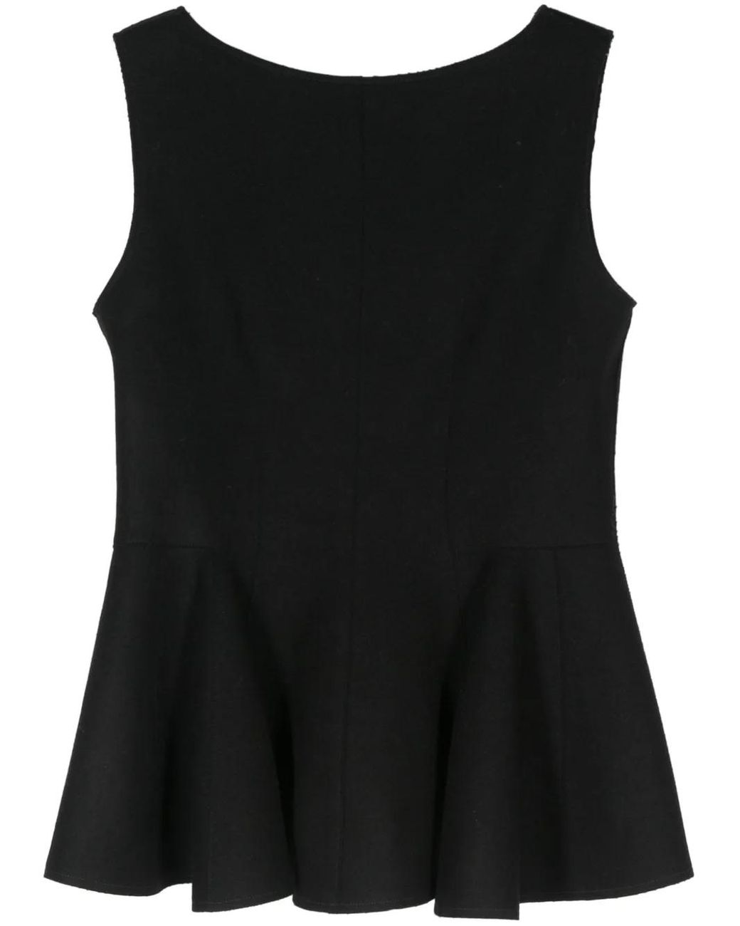 Lanvin Black Wool Top