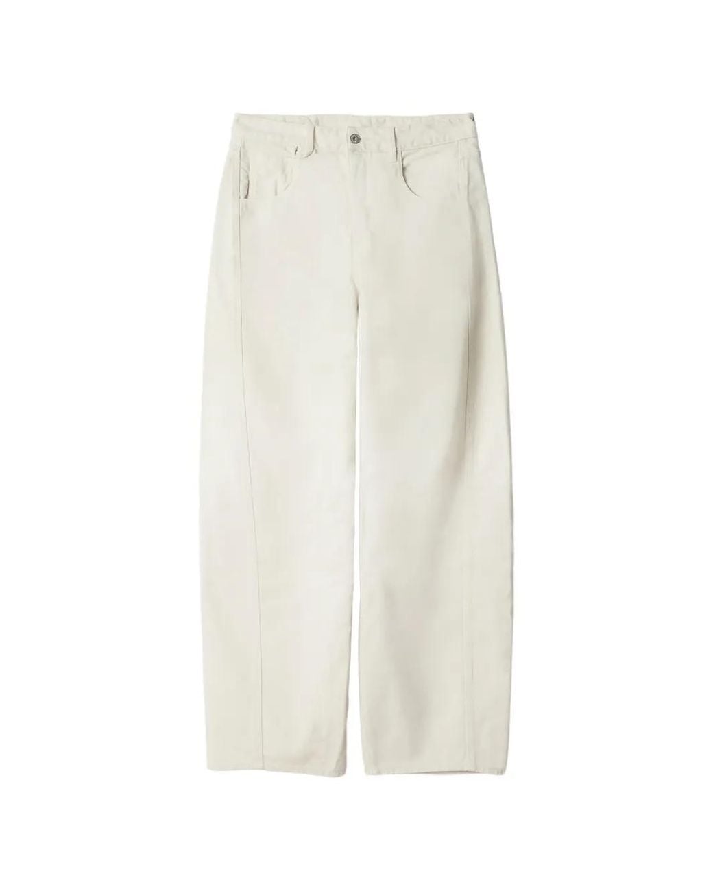Jacquemus White The Mirada De-Nîmes Curved Denim Pants for men