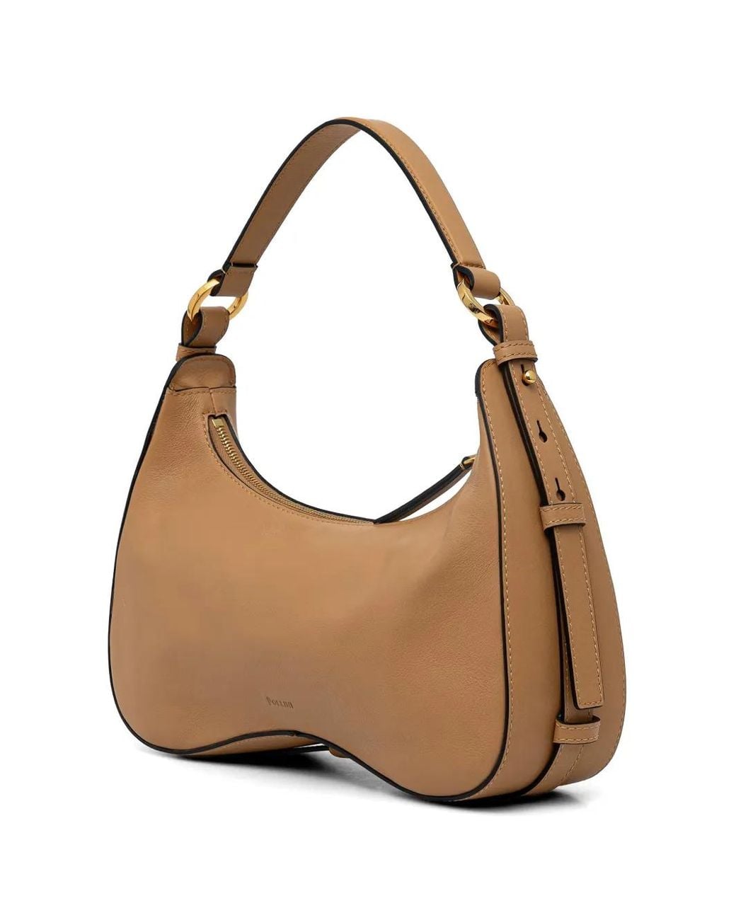 Pollini Natural Sac À Main À Logo Embossé