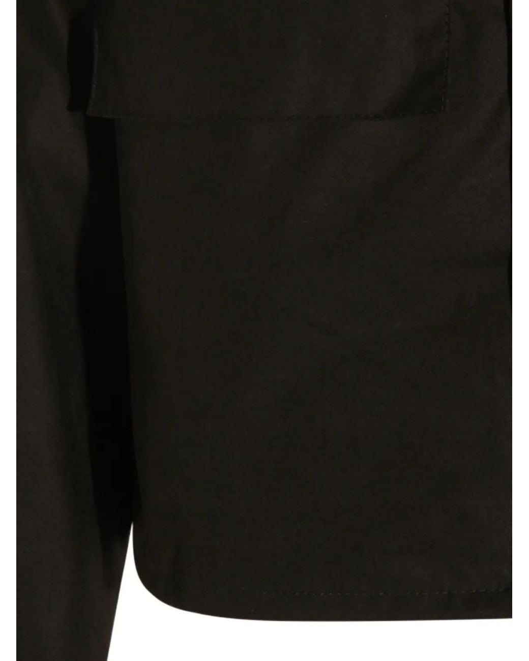 Barbour Black Spey Slim Waxed Jacket for men