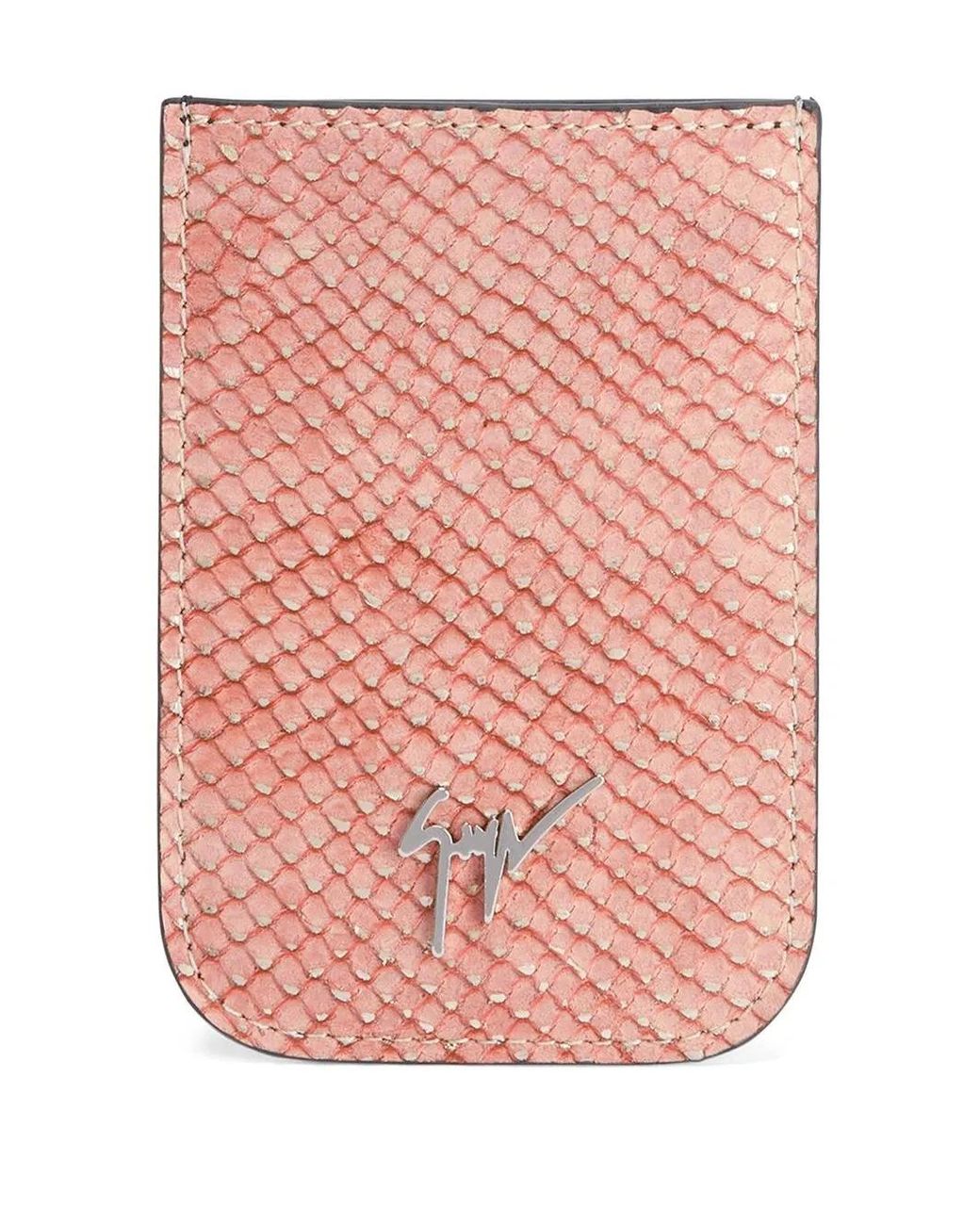 Giuseppe Zanotti Pink Albert Card Holder for men