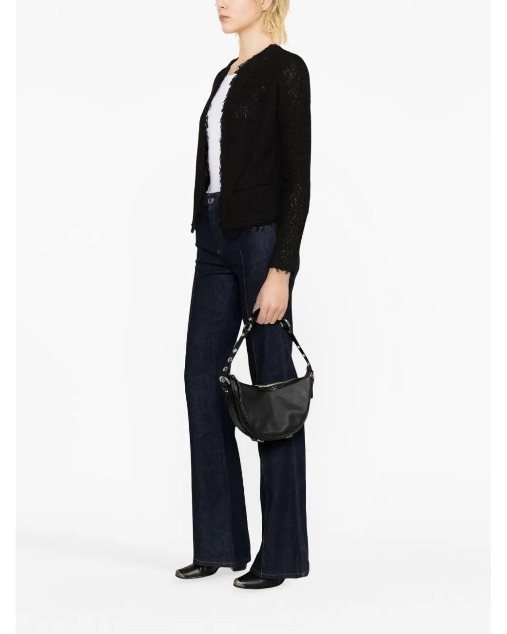 IRO Black Shavani Cotton Jacket