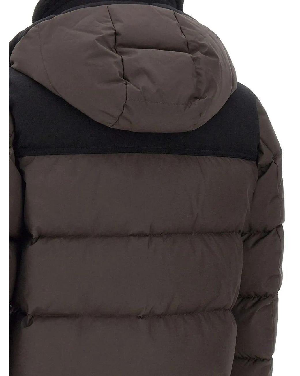 Moorer Klassische Kapuzenjacke in Black für Herren