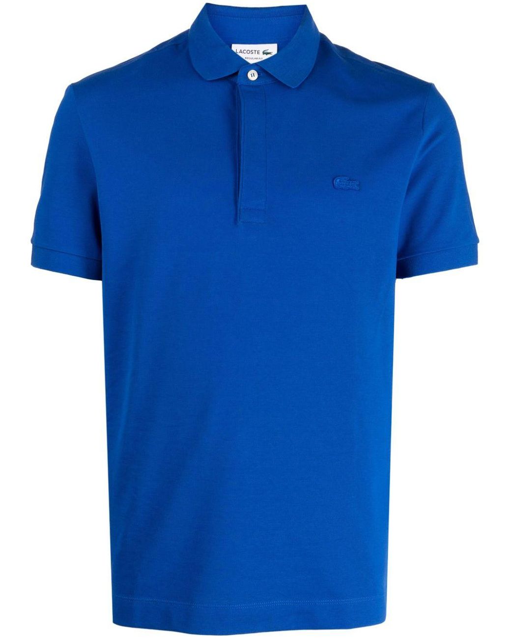 Lacoste Smart Paris Logo patch Polo Shirt in Blue Lyst UK