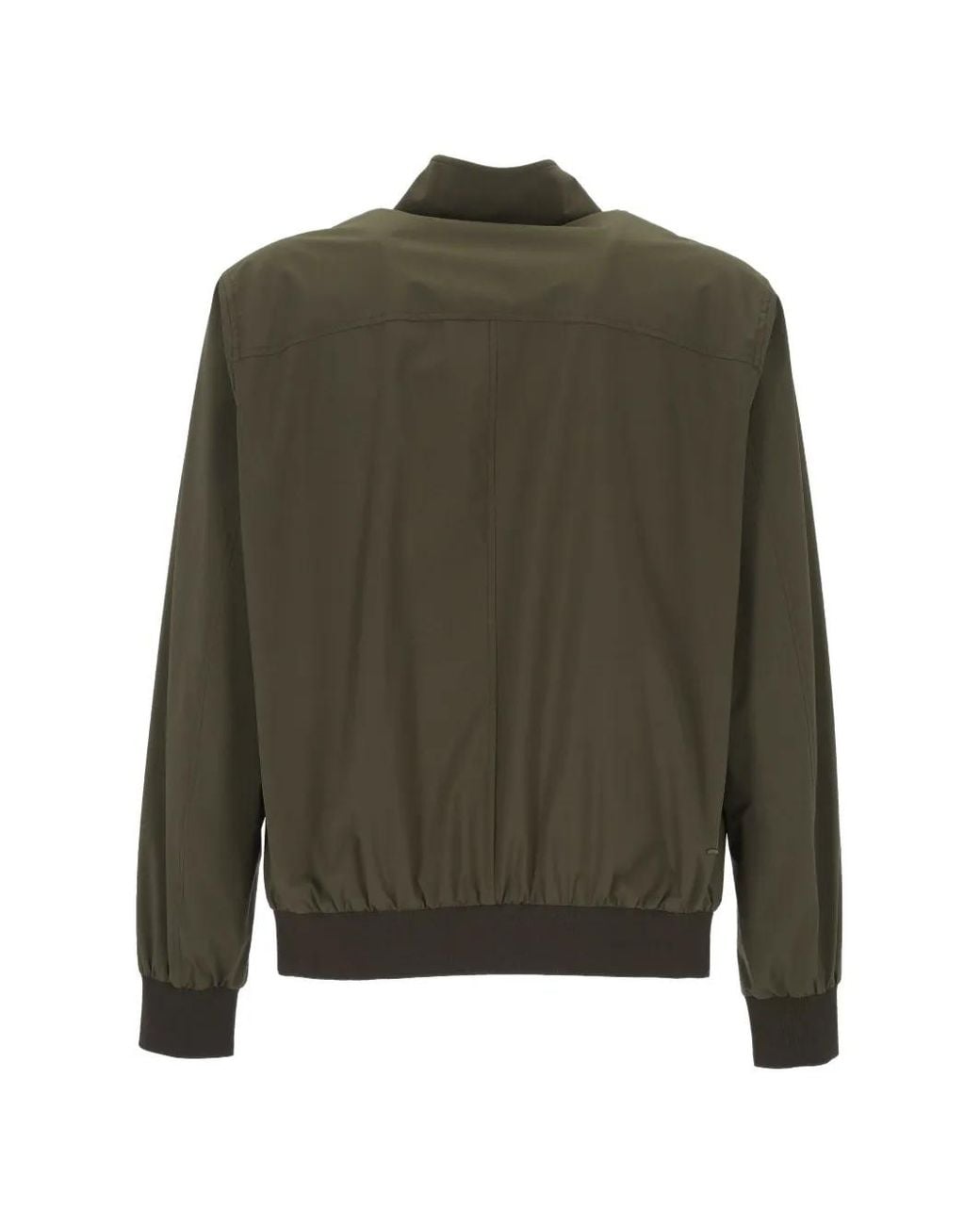 ONTHEBUND Green Veste Bomber À Lien De Resserrage À La Taille for men