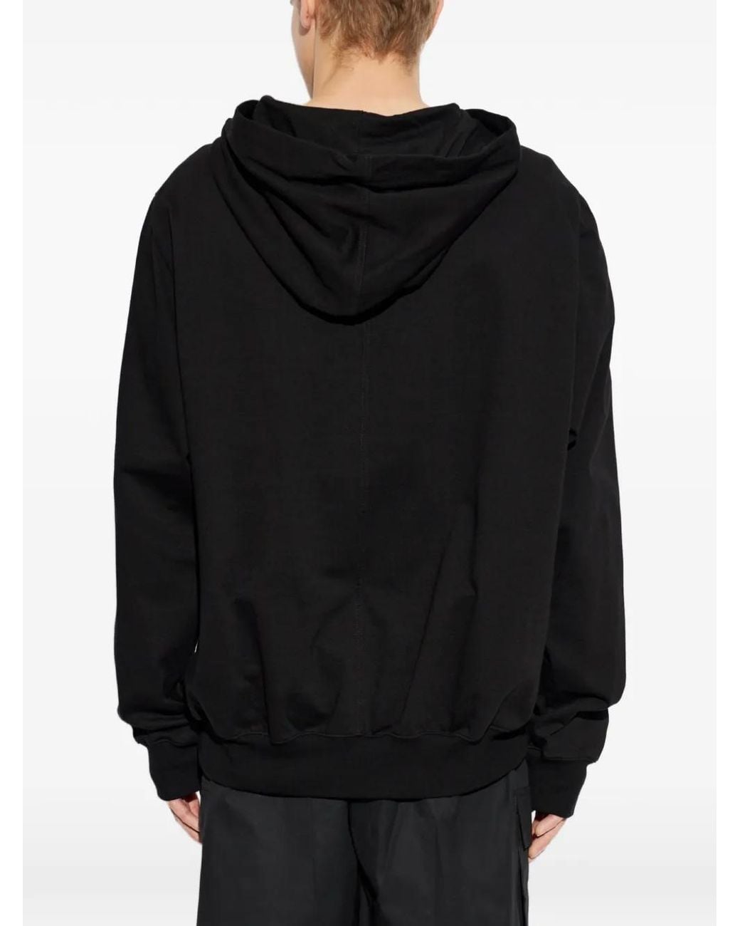 Rick Owens Black Hoodie for men
