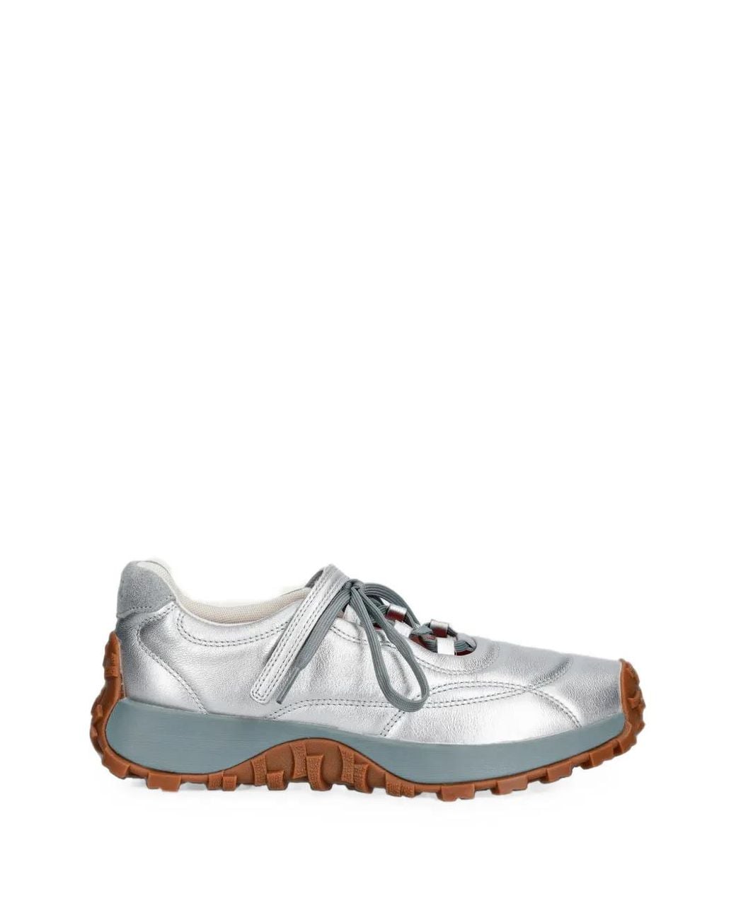 Camper White Baskets Drift Trail En Cuir Métallisé