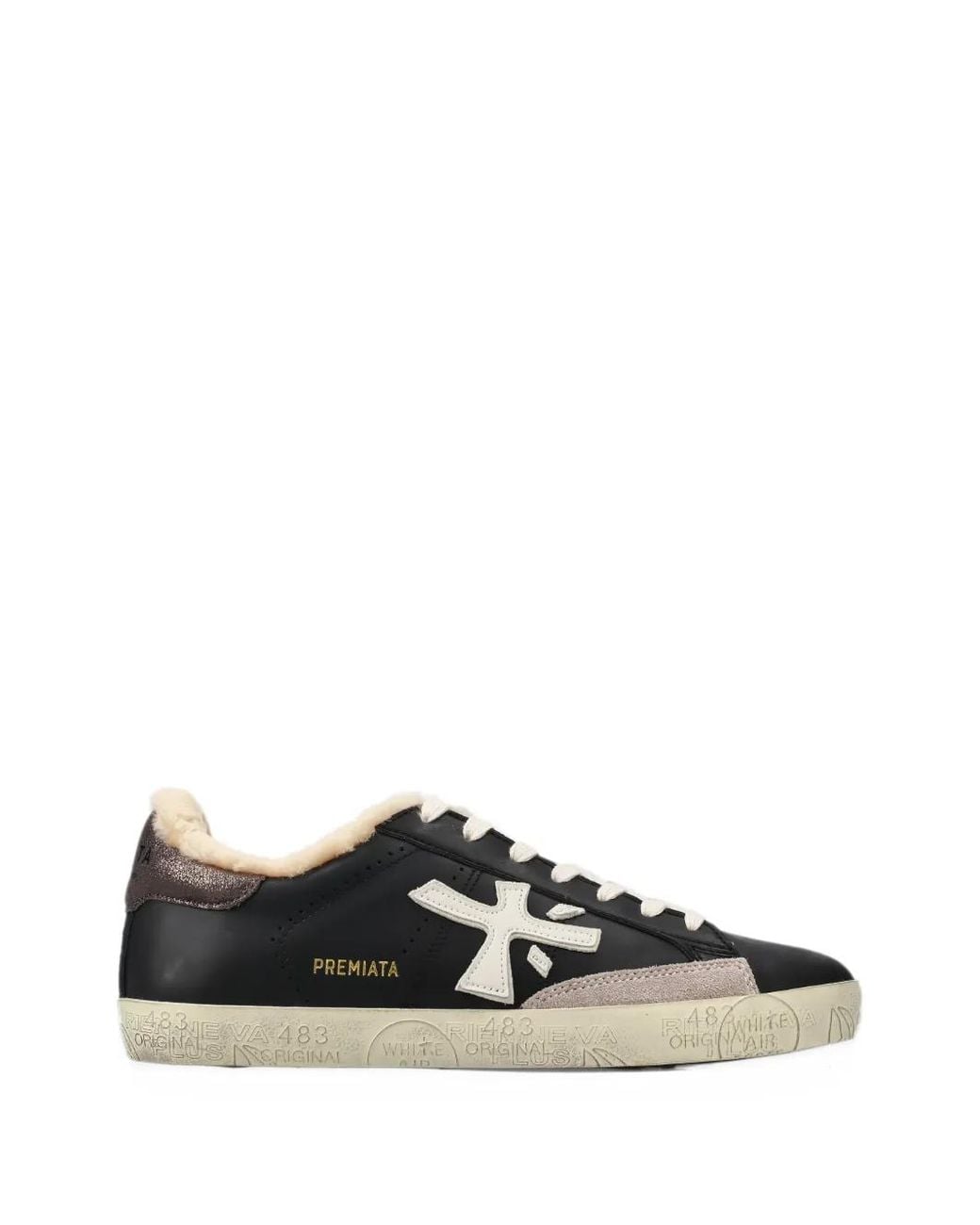 Premiata Black Stevend 7603M Sneakers
