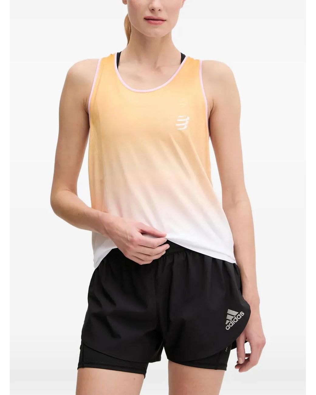 Compressport Black Ombré Racerback Tank Top