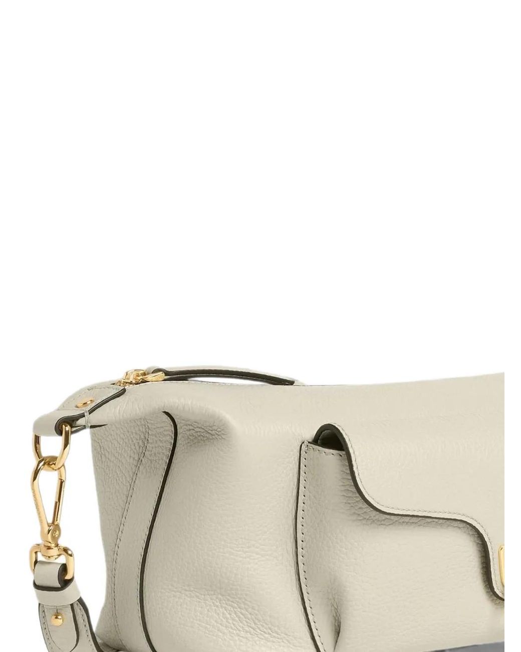 Coccinelle Natural Sac À Bandoulière Beat Generation Medium En Cuir