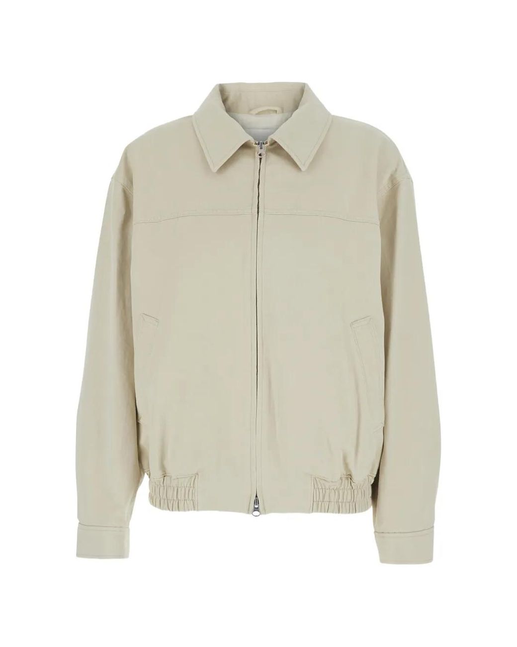 DUNST White Zipped Jacket