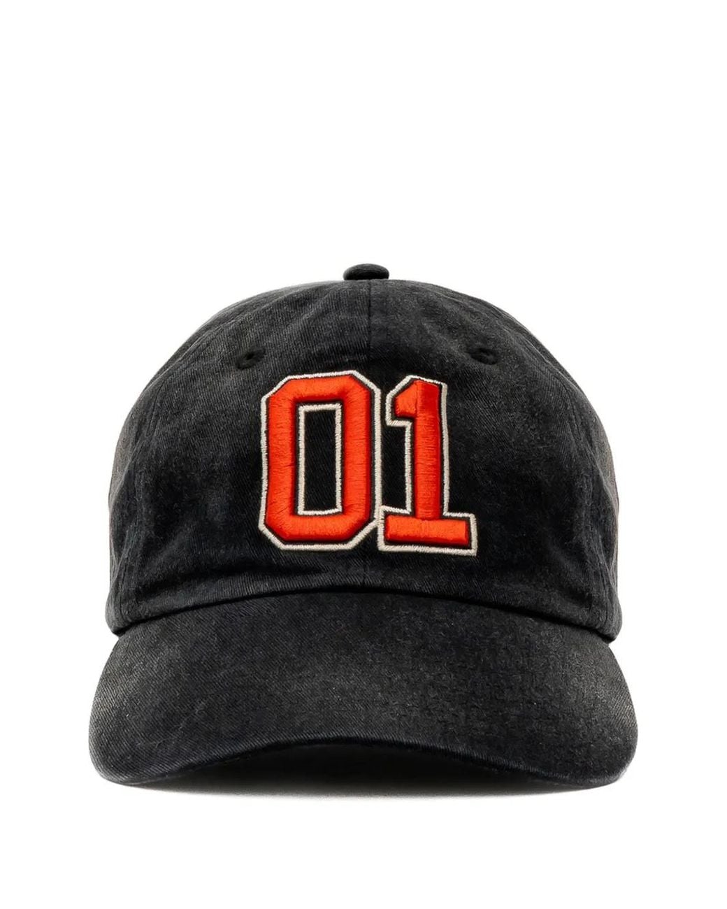 D1 Milano Black Embroidered-Logo Cotton Cap