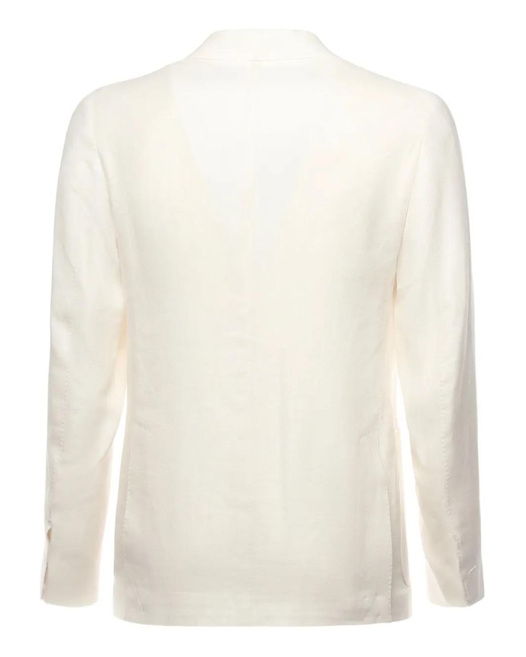 Eleventy White Two-Button Jacket for men