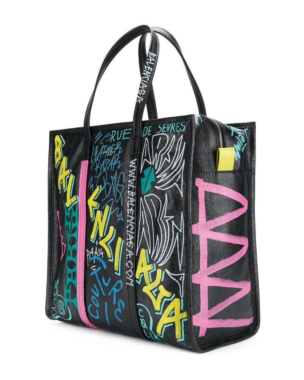 Balenciaga Bazar Shopping Tote Graffiti MSRP $1995