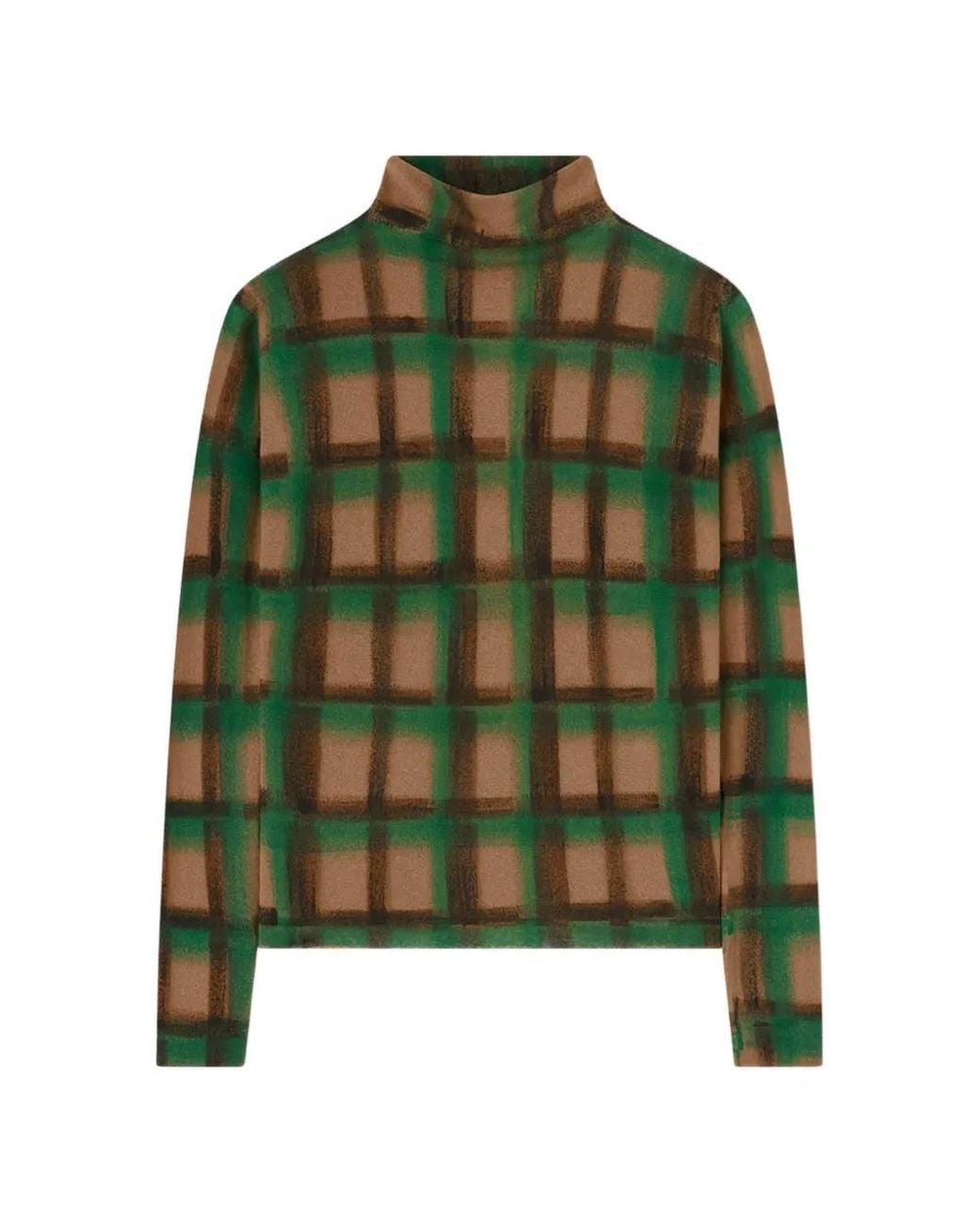 RETORI Green Check Cashmere Sweater