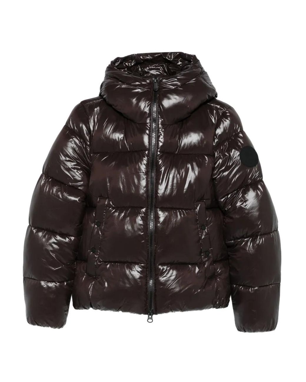 Save The Duck Black Hooded Puffer Jacket