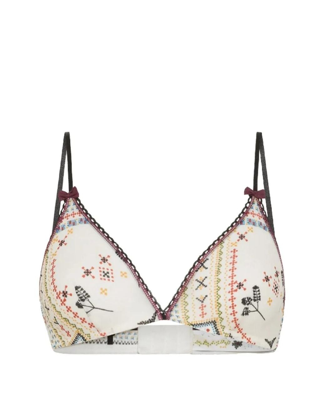 Momoní Natural Amethist Printed Triangle Bra
