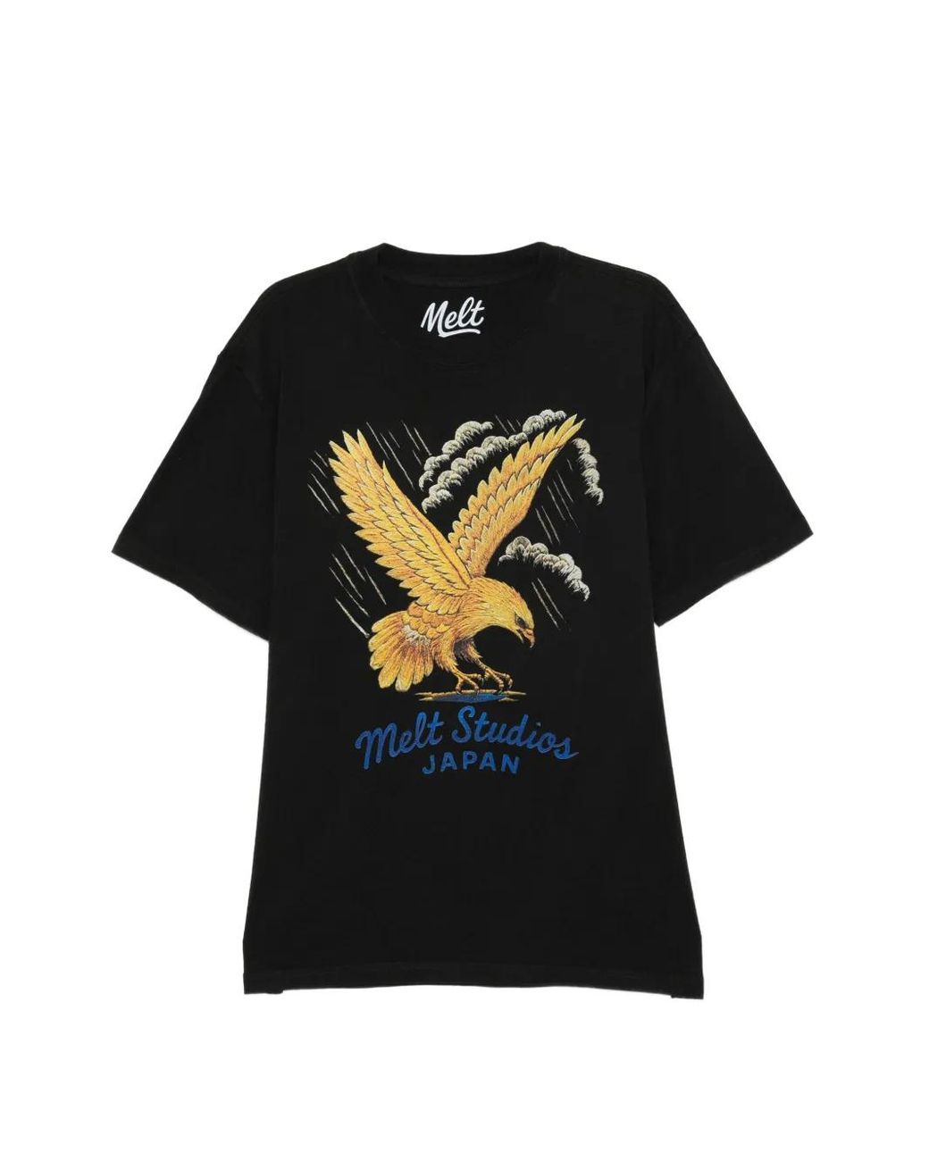 Melt Black T-Shirt À Imprimé Graphique for men