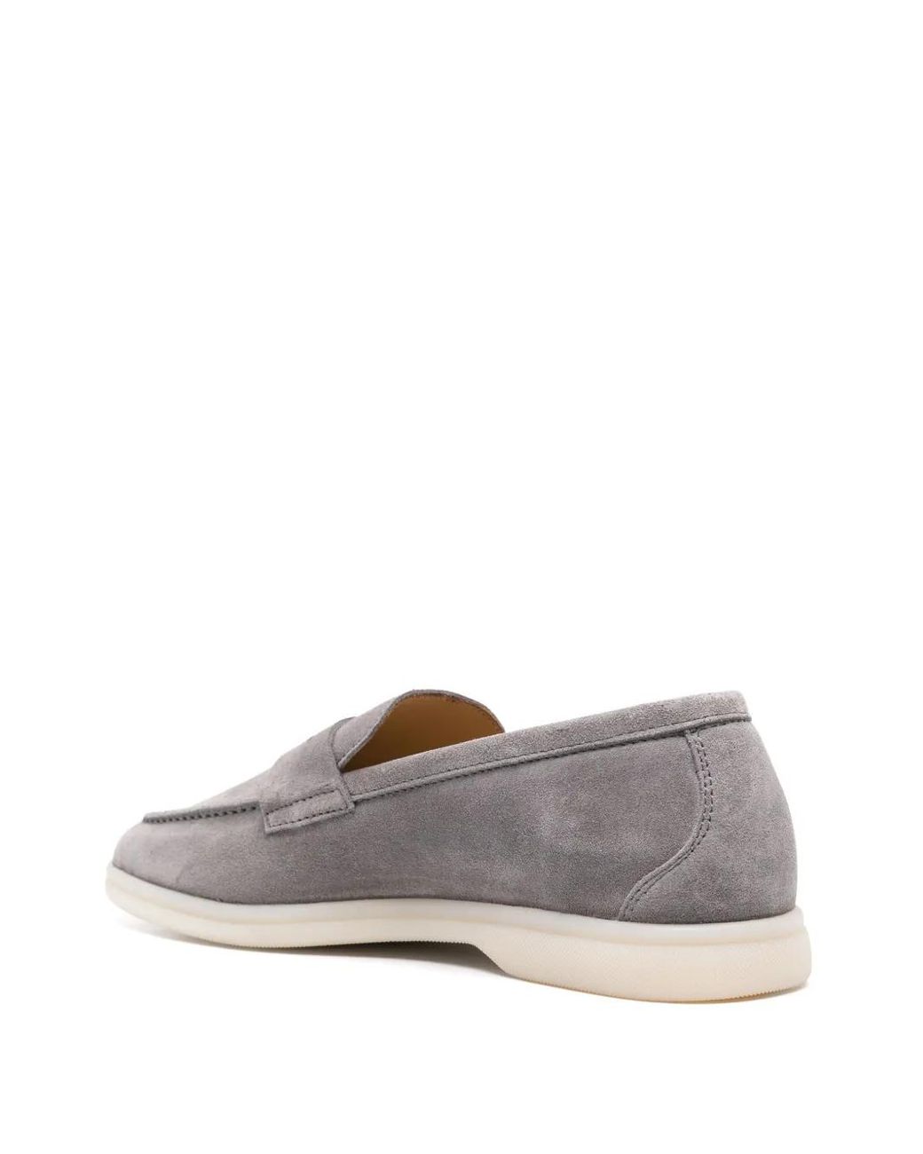 Scarosso Gray Luciana Suede Loafers