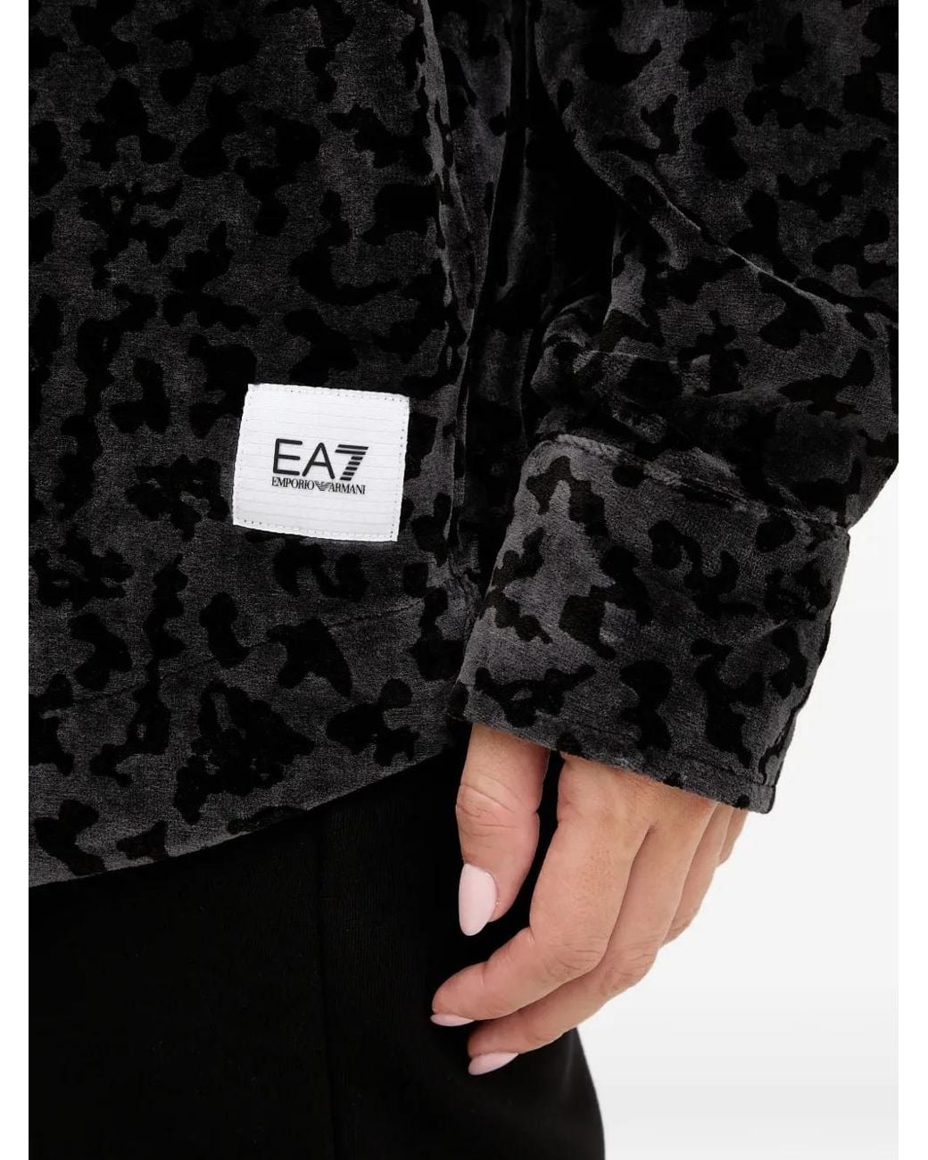 EA7 Black Chemise À Poche Poitrine