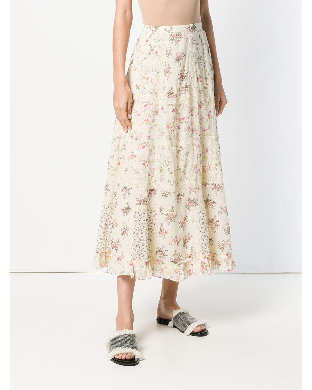 Floral skirt ralph lauren cheap
