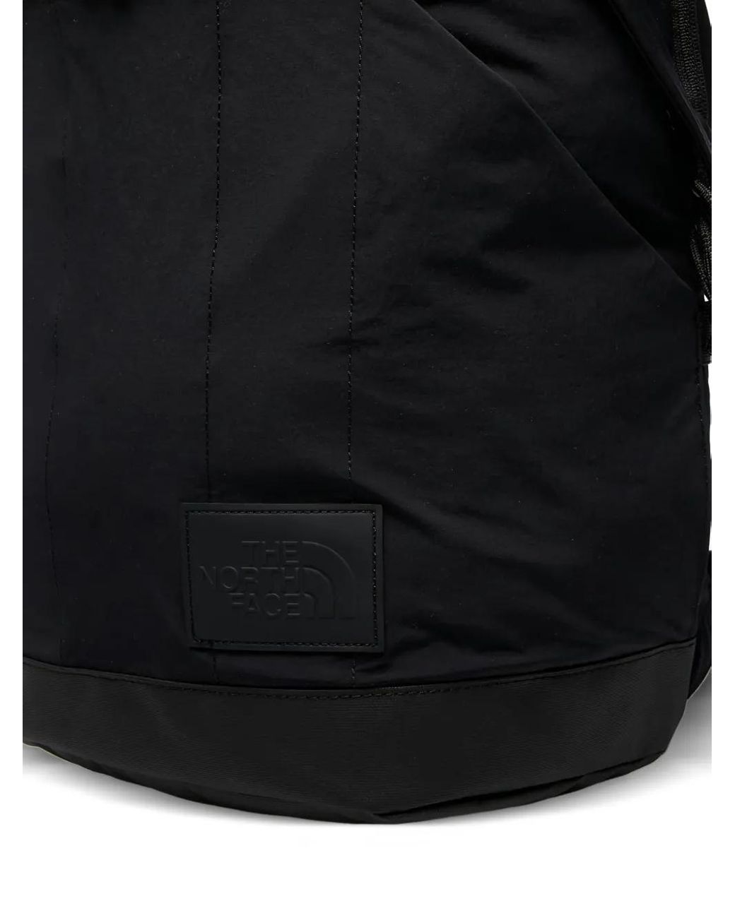 The North Face Black Logo-Patch Backpack