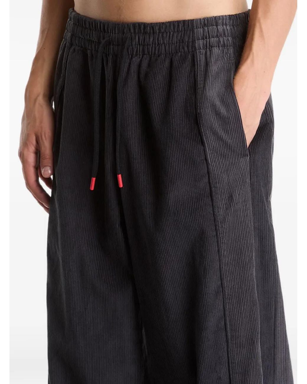 Nike Black Flight Corduroy Trousers for men
