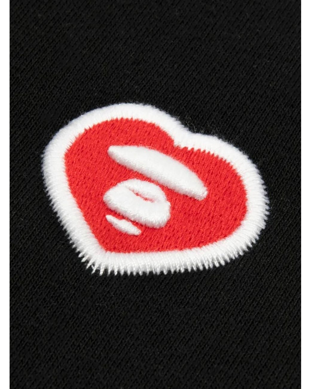 Aape By A Bathing Ape Black Logo-Patch Sweater for men