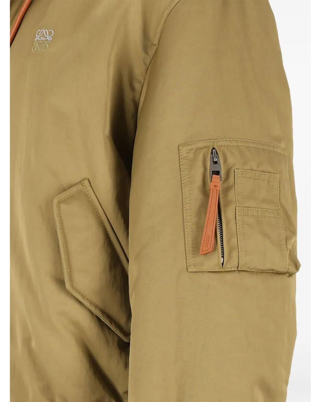 Loewe Green Bomber Jacket for men
